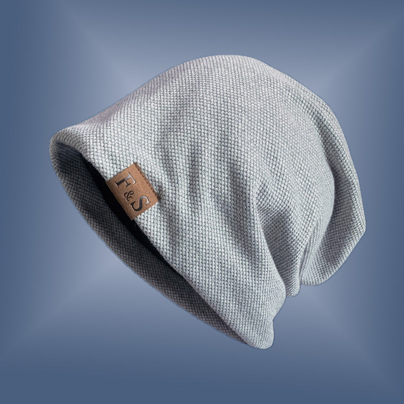Unisex Beanie | Black, Lightweight, Fabric, Toggle Closure, Urban Style, Ideal for Spring/Fall/Winter