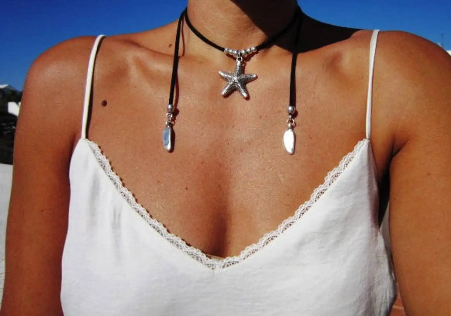 Boho Necklace Leather Cord Necklace Long Necklace Boho