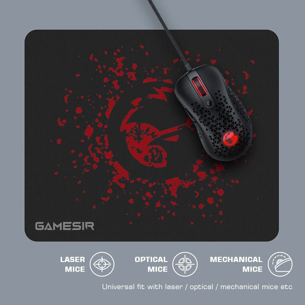 GameSir GM500 Wired Gaming Mouse Ultra Lightweight PC Mouse with PMW33600 optical sensor 12000 DPI