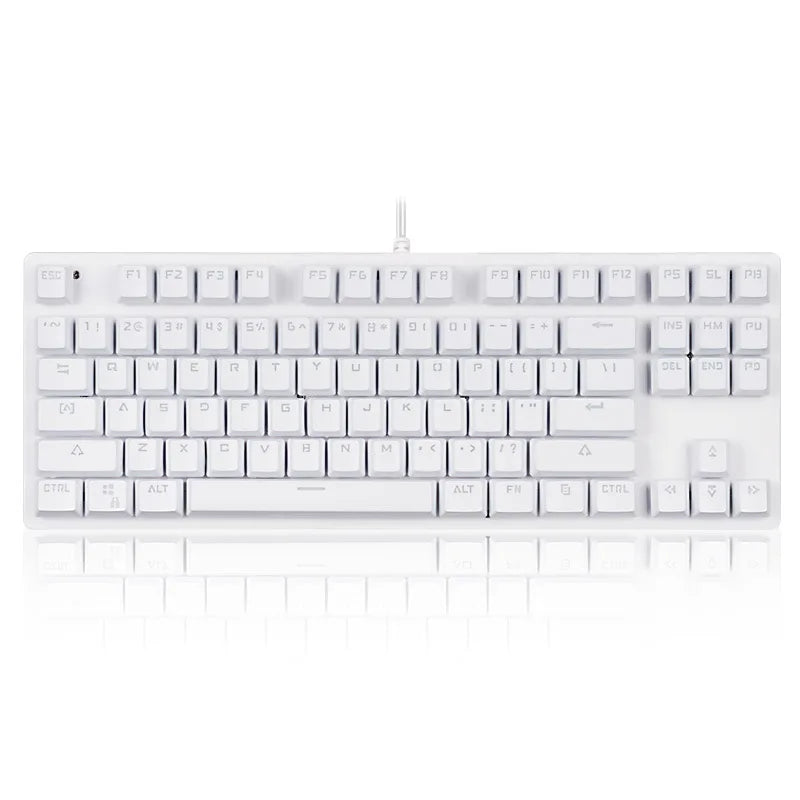 Gaming Mechanical Keyboard Game Anti-ghosting RGB Mix Backlit Blue Switch 87key teclado mecanico For Game Laptop PC