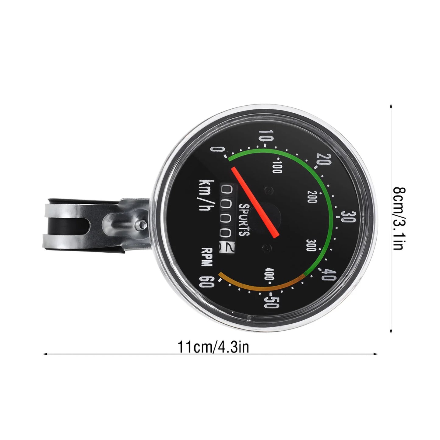 Computer Mechanical Computer Bike Speedometer Odometer Cycling Stopwatch Cyclocomputer Speedometer