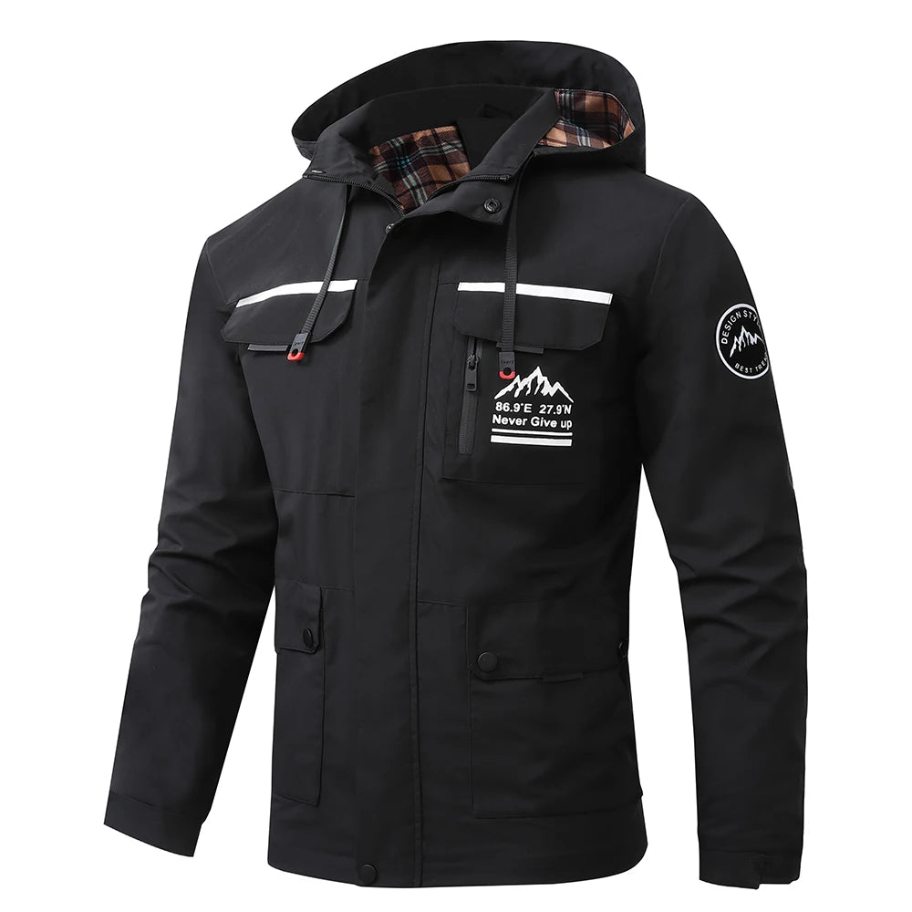 2025 Men Winte Vintage High Quality Jackets Windproof Waterproof Coats Parkas Male Brand solid Casual Thick Warm Jackets