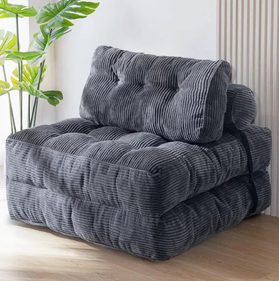 2026 New Vacuum Compressed Lazy Sofa - A Single-person Sofa with Foldable Sleepable and Lieable Sponge Particles