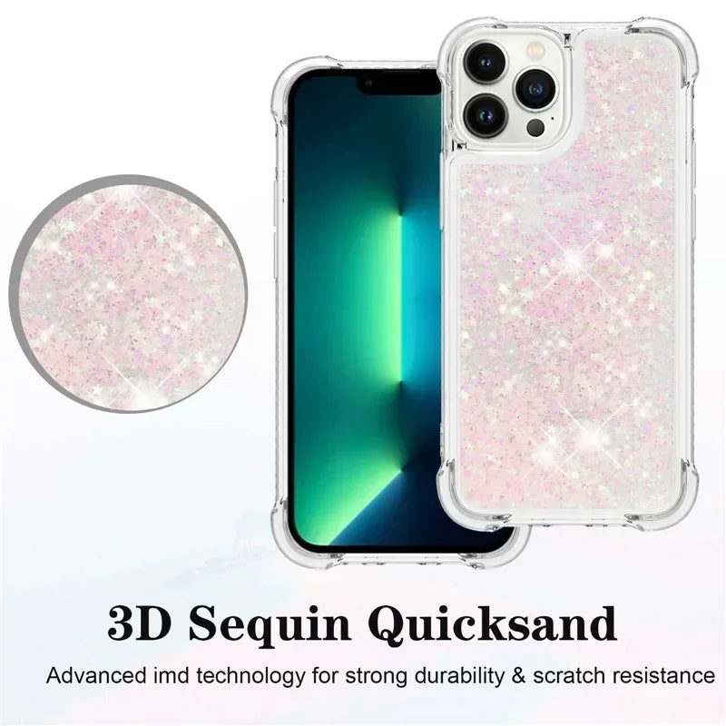 Xiomi 14T 13T Pro 13 Lite 12S Ultra Phone Case for Xiaomi Poco M6 X6 F5 X5 Luxury Anti Fall And Quicksand Soft Half Pack Cases