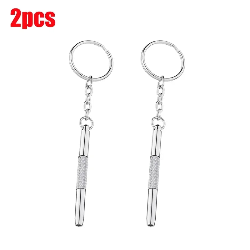 1/2/10pcs Mini Hand Glasses Screwdrivers 3-in-1 Spectacle Repair Kits Multifunction Sunglass Watch Glasses Screwdriver Set with