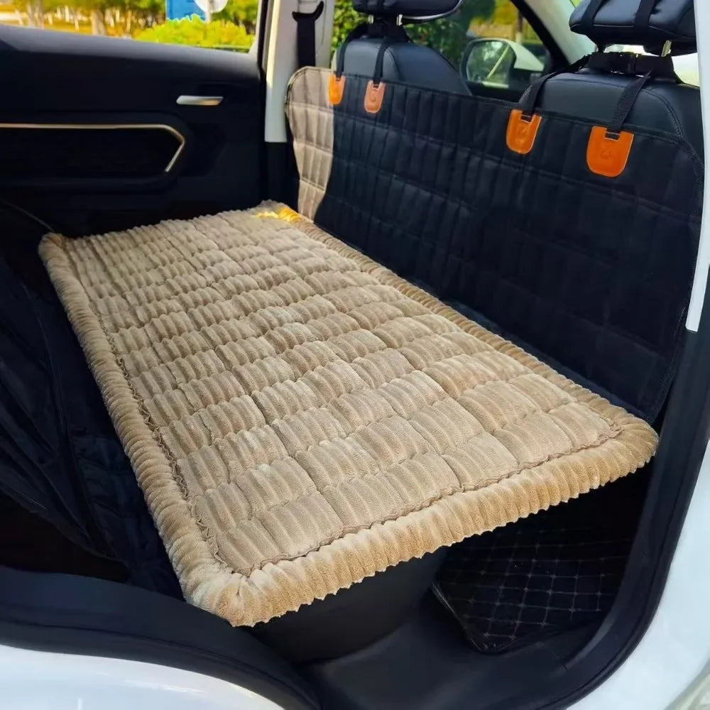 New Durable High Quality Multi-Purpose Backseat Pet Bed Mat Thick Breathable Plaid Dog Bed Washable Dog Car Seat Cover