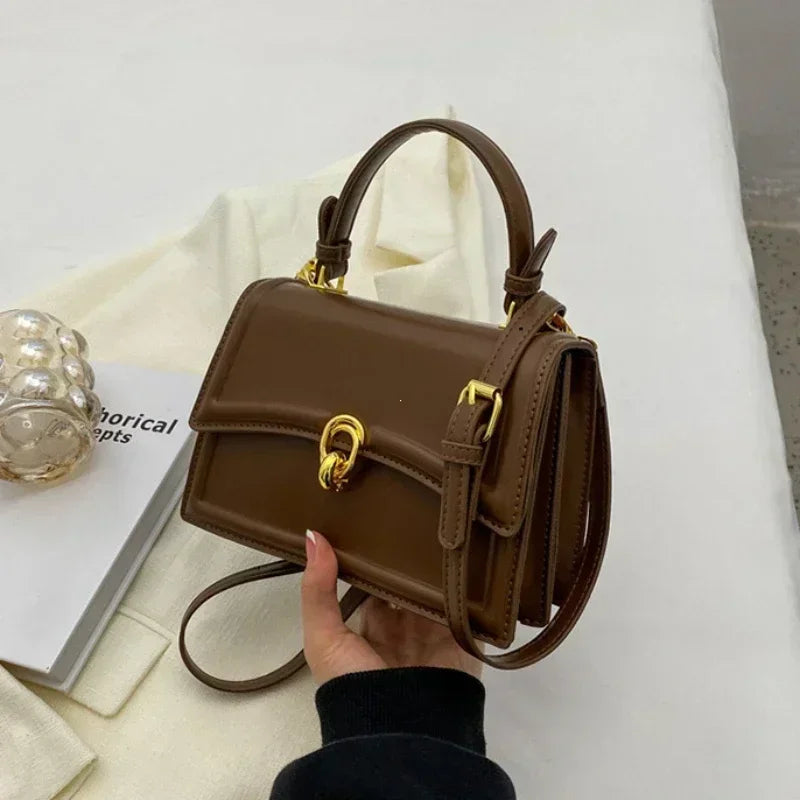 Pu Leather Shoulder Bag for Women Handbag Fashion Crossbody Bags Vintage Underarm Bag Square Satchel Сумка Женская 2026 Тренд