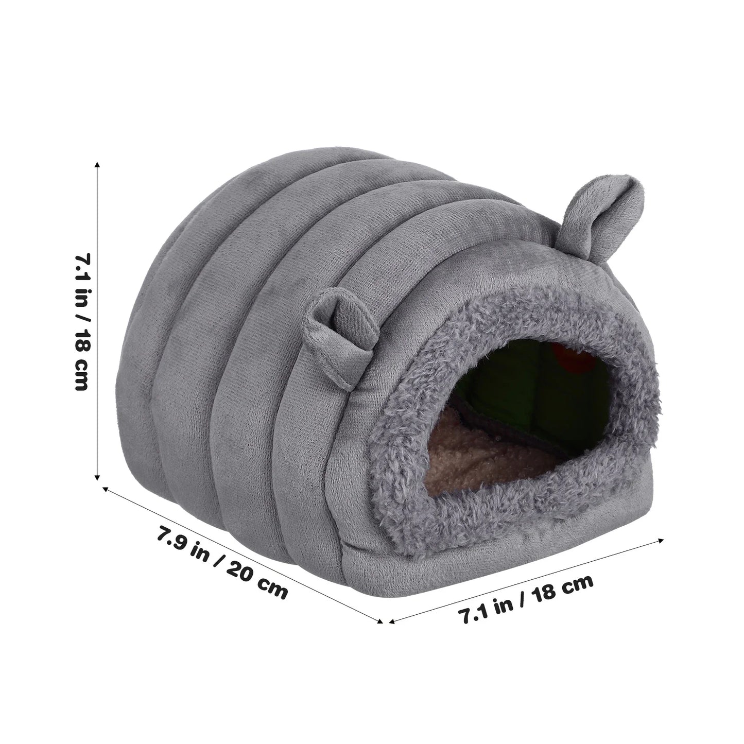 Pet Bed For Guinea Pig Chinchilla Rabbit Small Animal Cage Nest House Hideout Hut Bedding PP Cotton Material