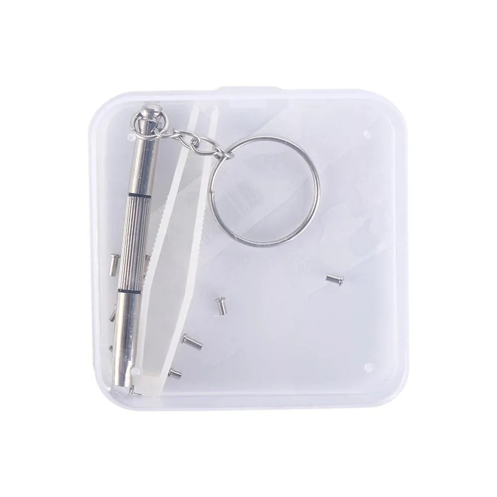 Screws Replacement With Tweezers Sun Glasses Nuts Glasses Screws Sets Eyeglass Nose Pads Sunglass Repair Tool Glasses Screws