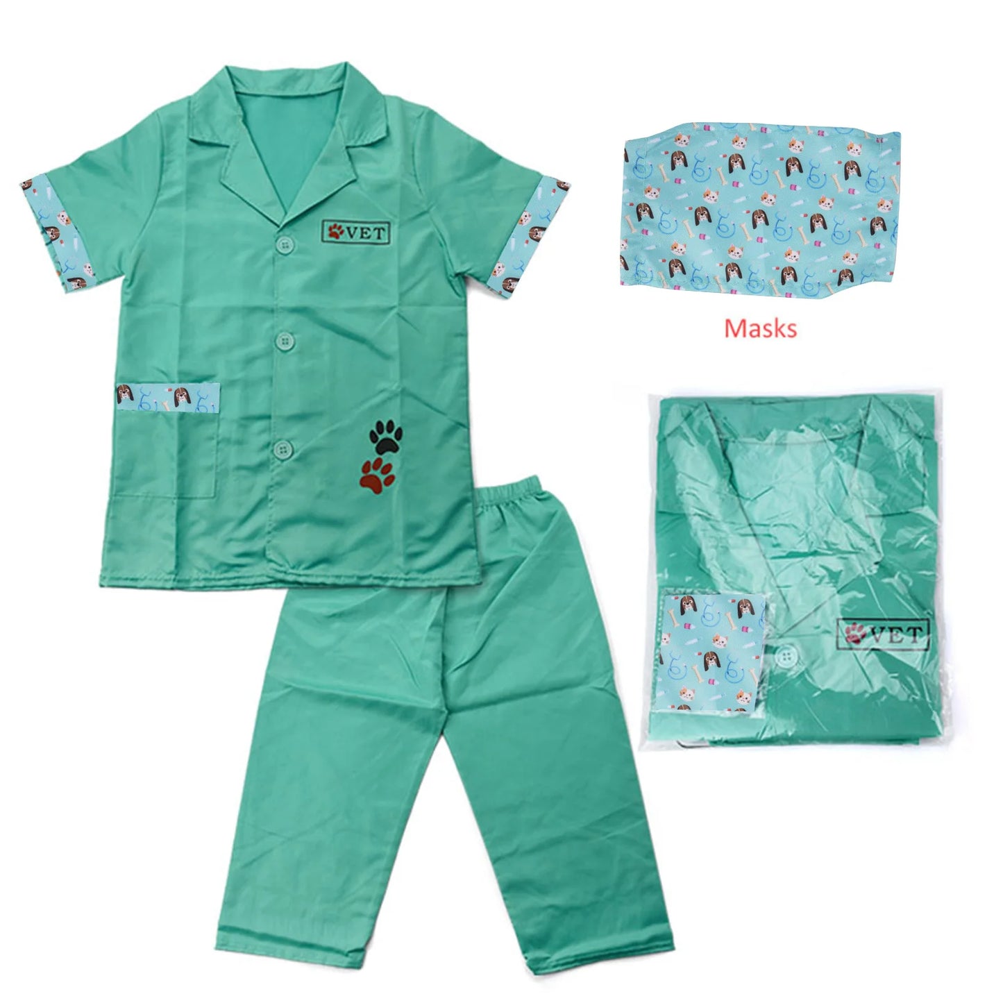Children'S Veterinary Clothing, Kindergarten Professional Role-Playing Performance Costumes, Home Play Performance Costumes