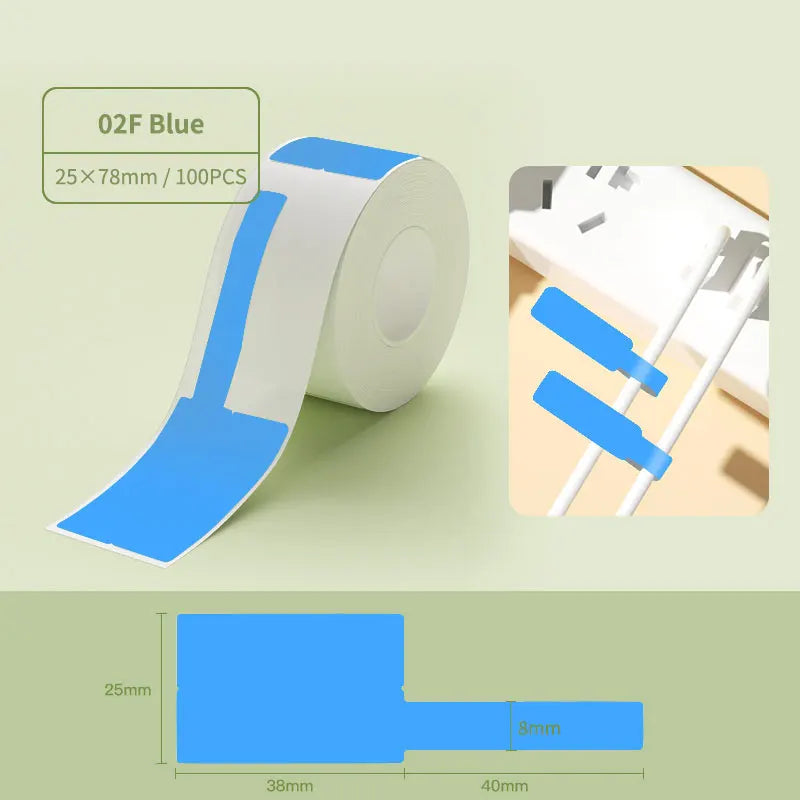 Niimbot Cable Wire Label Stickers Compatible With B21/ B3S/ B1/ B203