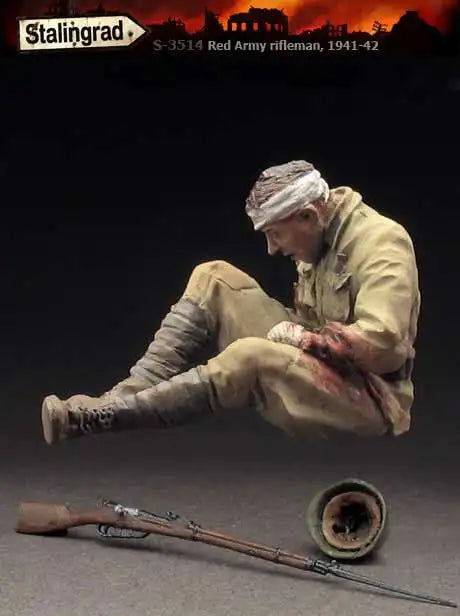 1/35 model kit resin kit Wounded Soviet soldiers Collectible Unassembled Sculpture for Hobbyists