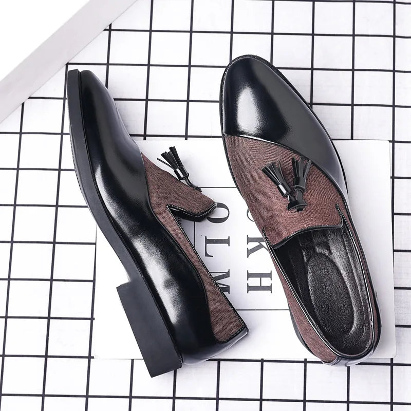 Men's Formal Shoes Versatile Men Shoes British Style Business Shoes Fashion Casual Men Loafers 2025 Trend Zapatos Para Hombres