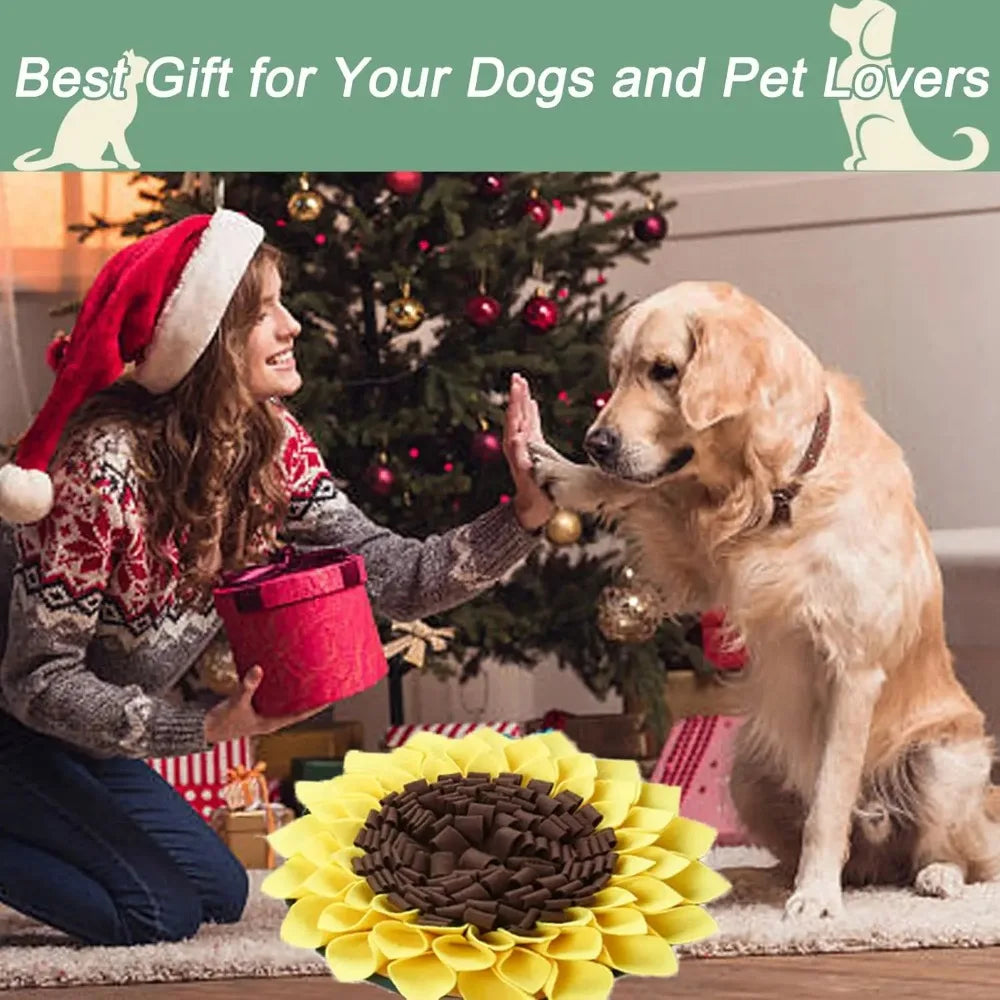 Dog Toys Snuffle Mat for Slow Feeding Puppy Sniffing Pad Smell Training Interactive Puzzle Toy Indoor Stress Relief Pet Supplies