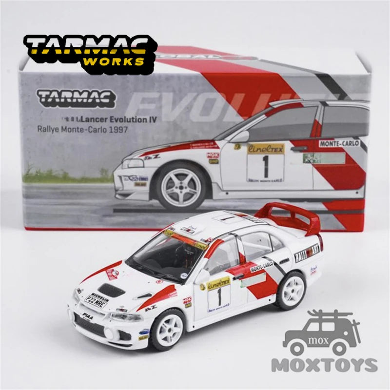 Tarmac Works TW 1:64 HKS GR GT3 Lancer Fuso DC5 Diecast Model Car
