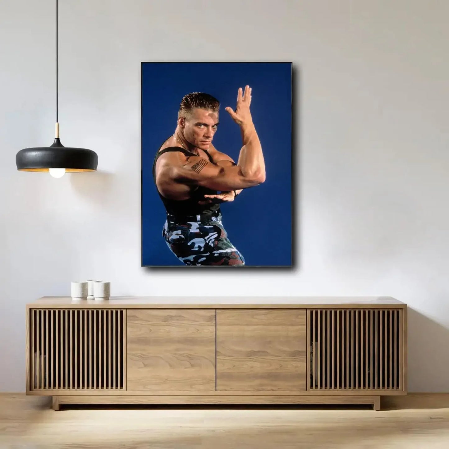 Van Damme Poster Canvas Painting Wall Art for Picture Coffee House Bar Living Room Bedroom Restaurant Home Wall Decor