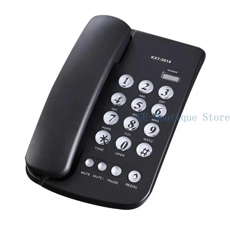652F Landline Phones Fixed Telephone for Office Home Bathroom Emegency Telephone