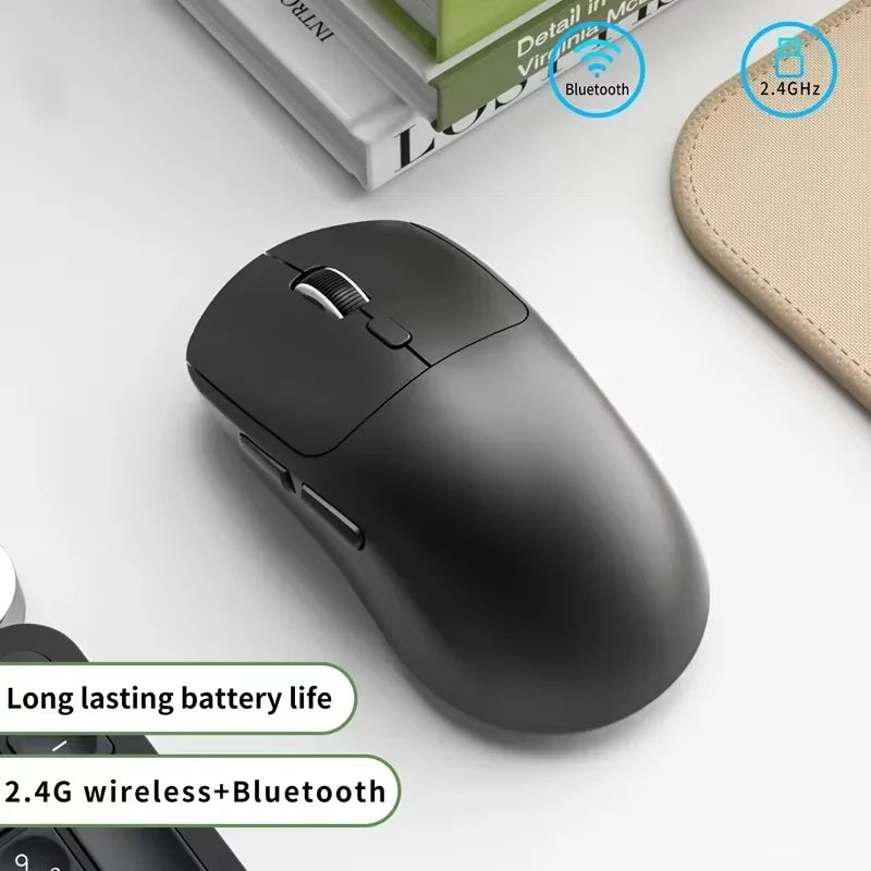 Lenovo Mouse Bluetooth 2.4G Wireless Three-Mode Rechargeable Ergonomic Office Gaming Portable Mice For iPad PC Laptop Mouse 