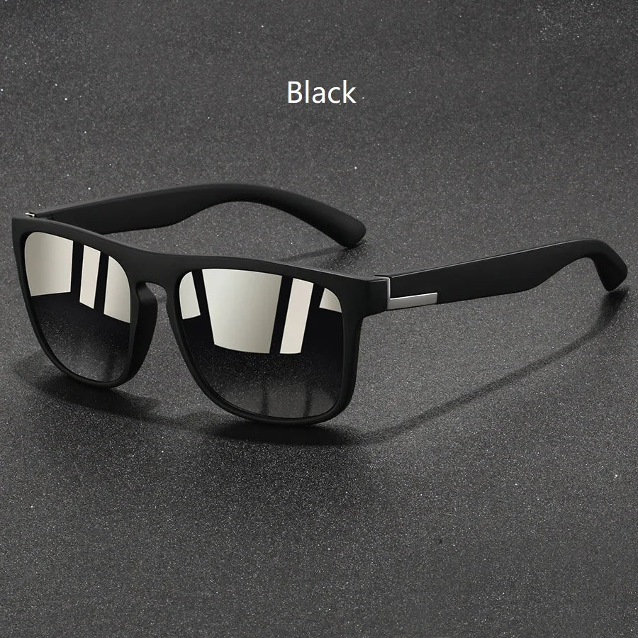 Fashion Vintage Square Sunglasses Men Women Fishing Driving Man Luxury Brand Designer Sun Glasses Anti-Glare Retro Eyewear