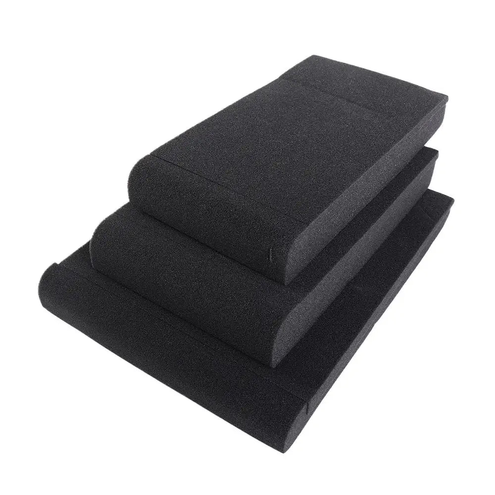 1Set Studio Monitor Speaker Acoustic Foam Isolator Pads Anti-shock Anti-skid Sponge Desktop Speakers Isolation Panels 33x27x4cm