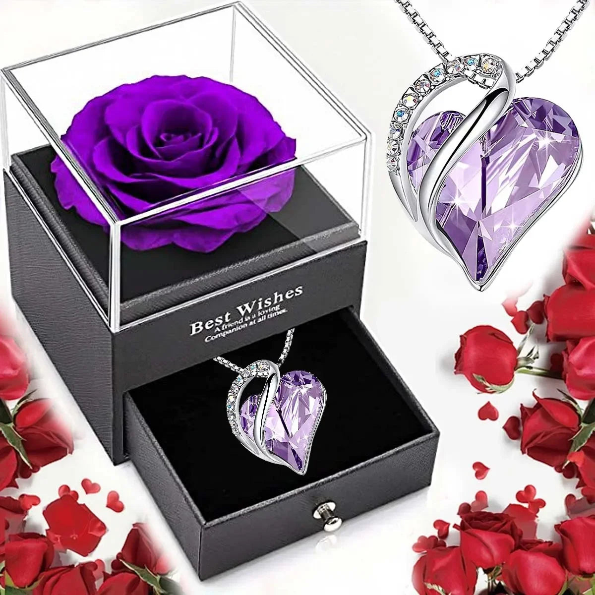 Ladies' Necklace Jewelry Gift Set,for Daily Wear, Gifting, Mother,Grandmother,Wife,Girlfriend Birthday Anniversary Romantic Gift