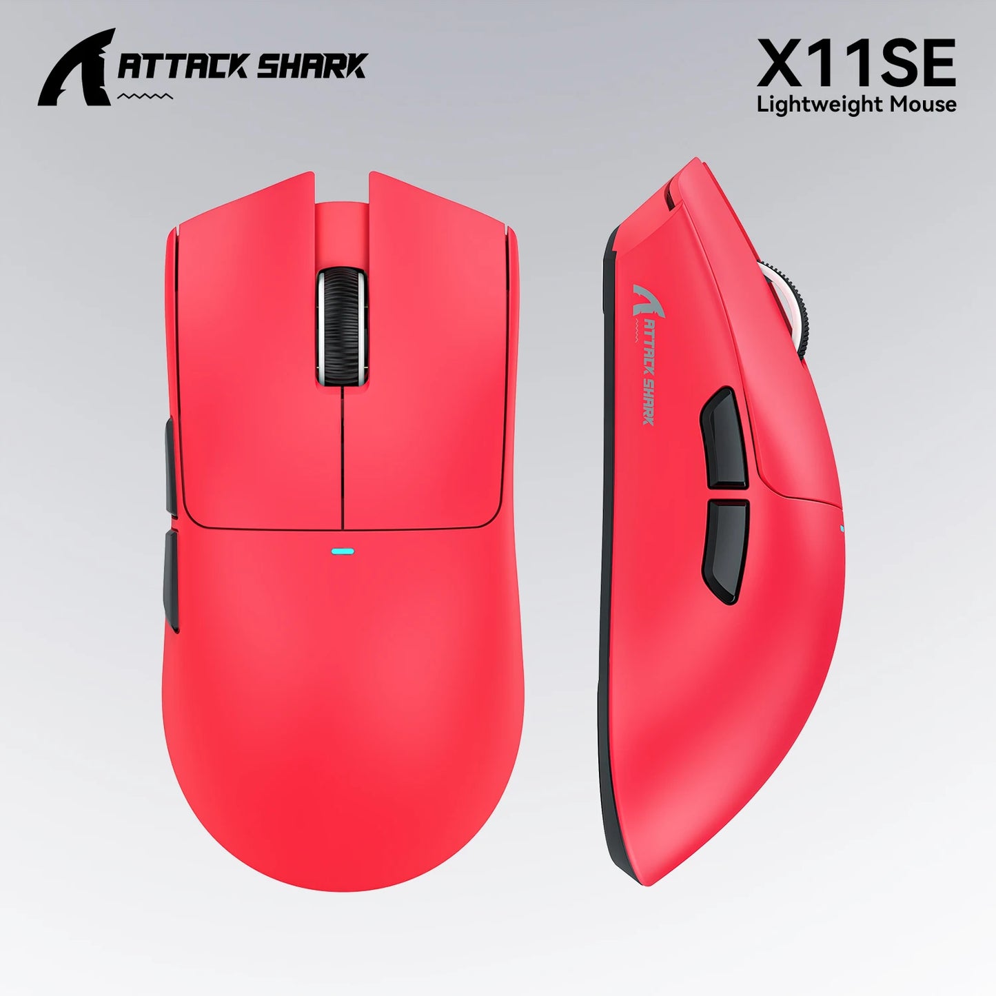 Attack Shark X11 X11SE Wireless Gaming Mouse 3-Mode , PAW3311, 22000DPI, 400IPS, PC Gaming Mouse