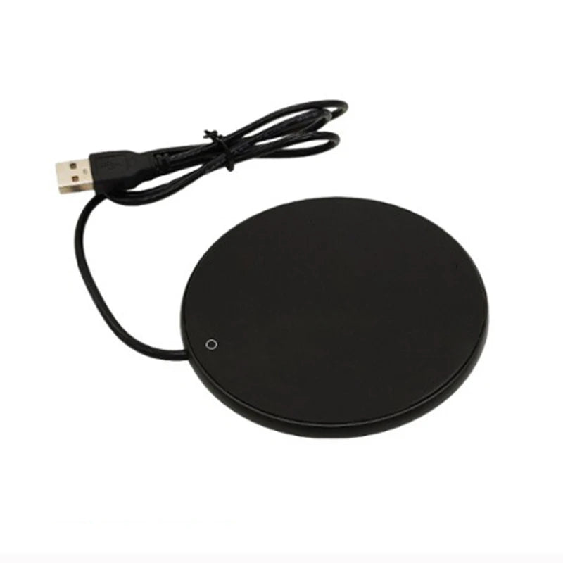 Cup Warmer USB Mug Warmer Coffee Cup Heater Electric Milk Tea Cup Warmer Heater Coaster For Home Office Desk USB Glass Heater
