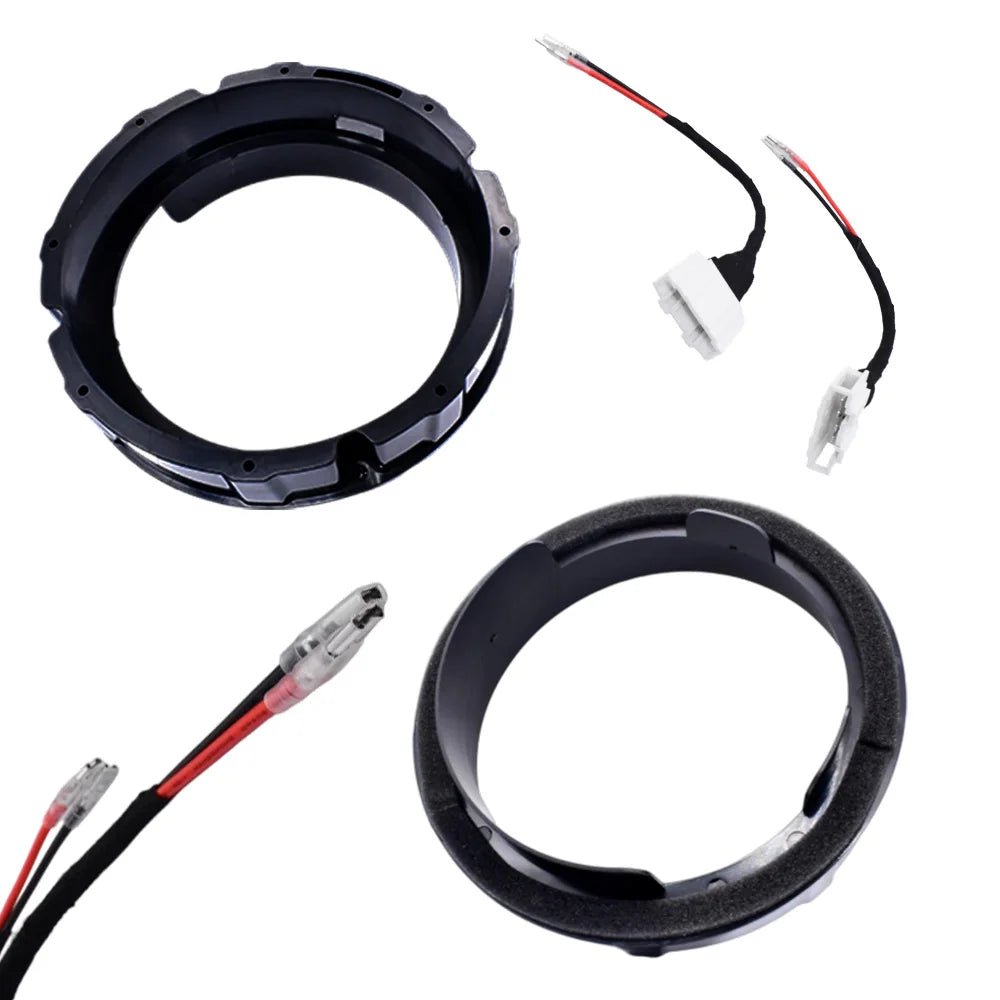1pair car Speaker Adapter for Volkswagen Magotan Sagitar Tiguan Skoda Octavia Audio Mount 6.5 8 Inch Special with Lossless Plug