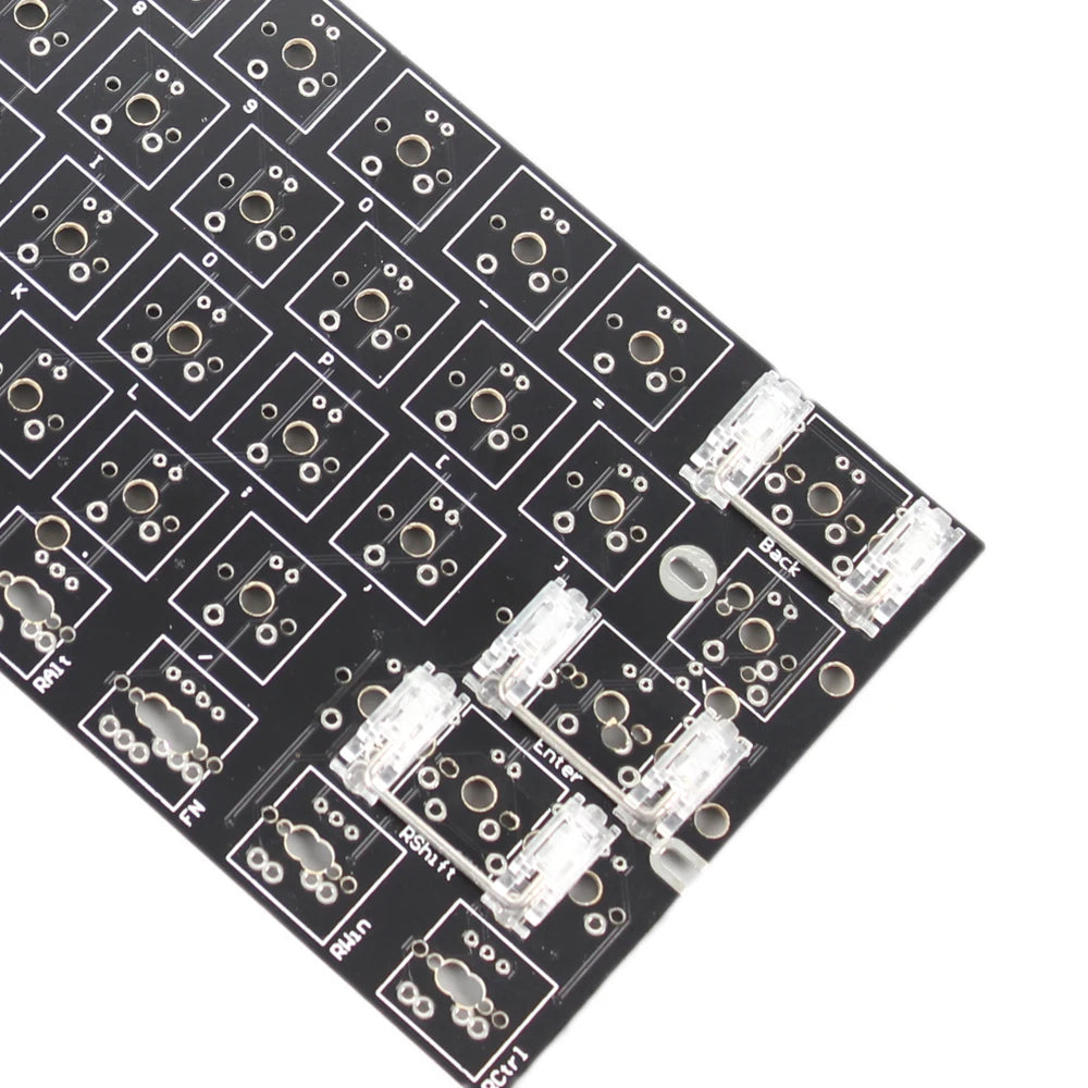 Cherry Style OEM Clear PCB-mounted PCB Stabilizers Satellite Axis 7u 6.25u 2u For MX Switches Mechanical Keyboard Big Keycaps