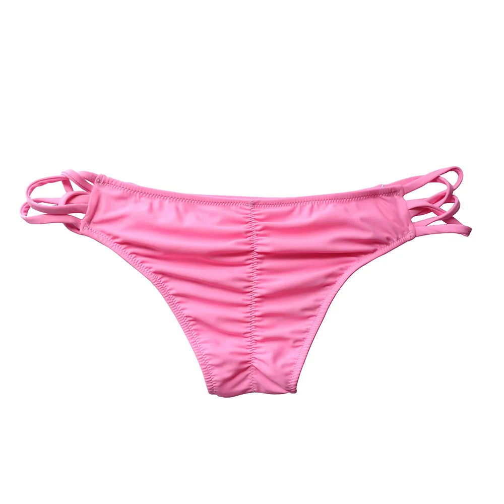 Wholesale Womens Bikinis Bottom Sexy Swimsuit Vintage Swimwear Brazilian Biquini Bathing Suit Maillot De Bain Femme Plus Size