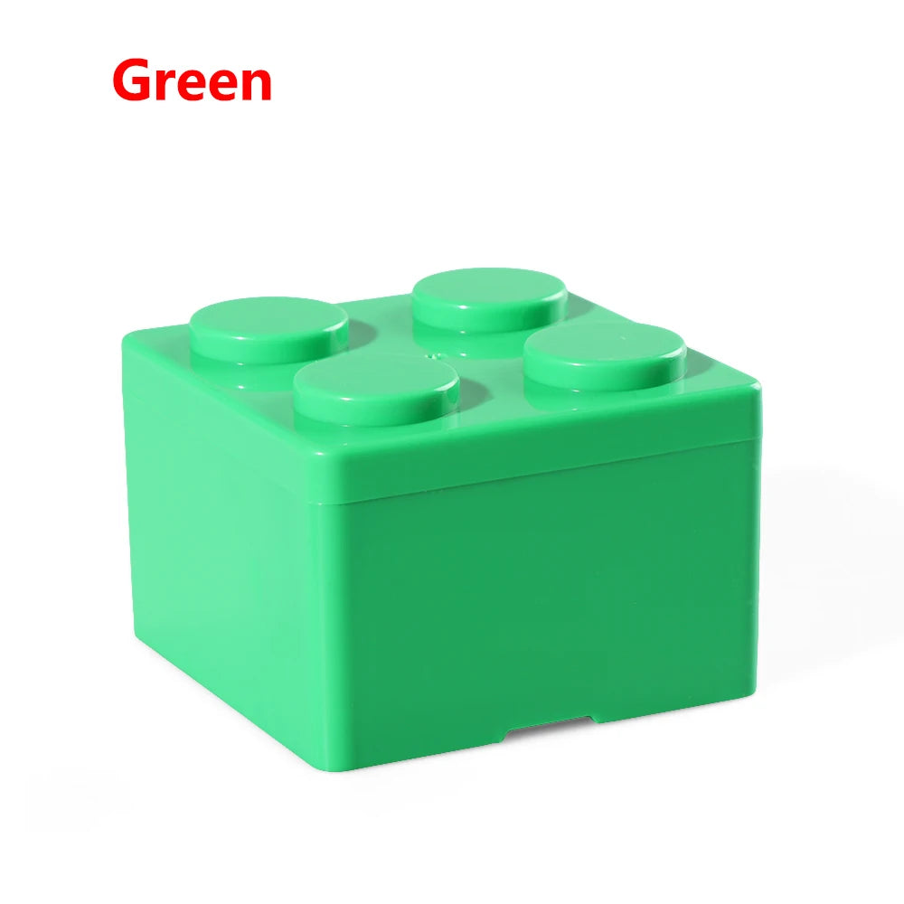 storage box Creative Storage Box Building Block Shapes Plastic Saving Space Box Superimposed Desktop Handy Office Supplies