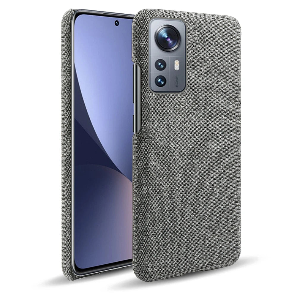 Cloth Case For Xiaomi 12 Pro For Xiaomi 12 Pro Civi Mi 11 10 9 8 Pro Luxury Cloth Texture Case For Mi Max 2 3 Mix 2 2S 3 4 coque