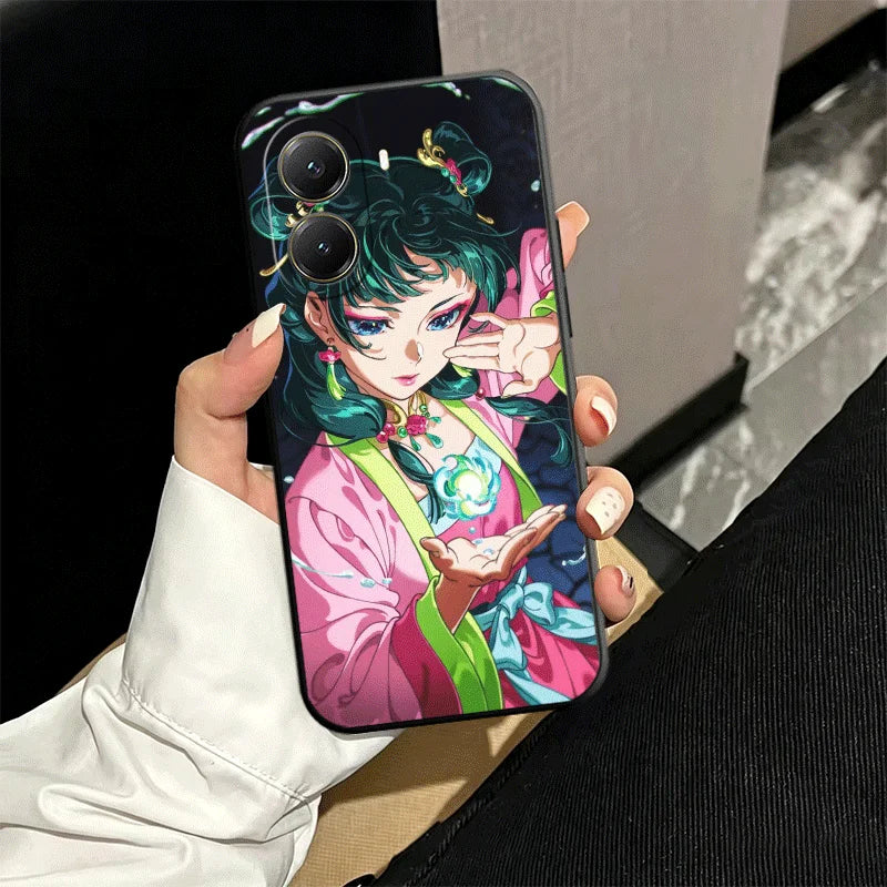 A-Apothecary D-Diaries Maomao Soft Phone Case for Xiaomi Poco X5 X6 X7 X8 Pro Max X3 F7 F8 Ultra M8 M7 M6 M5 Redmi 15 15C 14C 13
