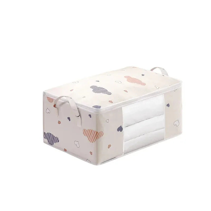 Large Capacity Multi-Purpose Storage Bag with Handles, Dustproof Moisture-Resistant Odorless Non-Woven Fabric