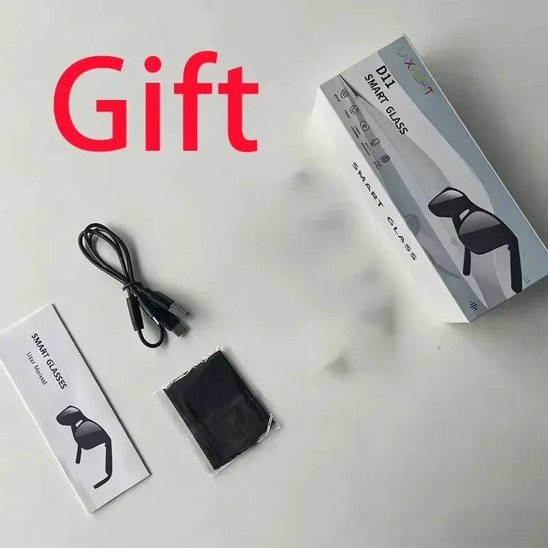 Lenovo 2026 8K HD AI Smart Sunglasses Touch Control Photo Recording Translator Voice Assistant Music Bluetooth Wireless Glasses