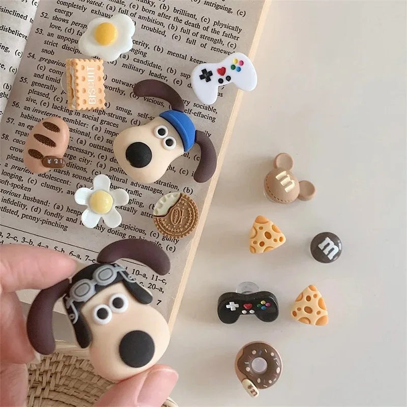 1 Set Cute Dogs Shoes Accessories Boys Girls Sandals Garden Shoe Buckle Decorations Fit Charm