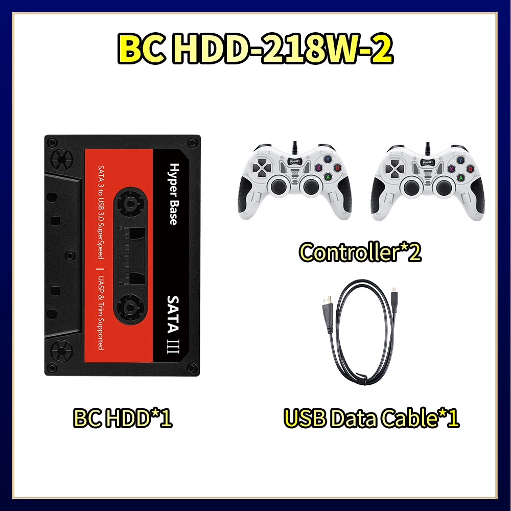 Game Hard Drive With Batocera 40 Built-in 52000+ Retro Games Emulator For PS3/PS2/WII/N64/SNES/MAME/Gamecube Gaming HDD For PC