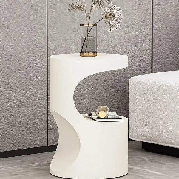 Modern Creative Sofa Living Room Side Table Simple Light Special-shaped Small Table Black Corner Table