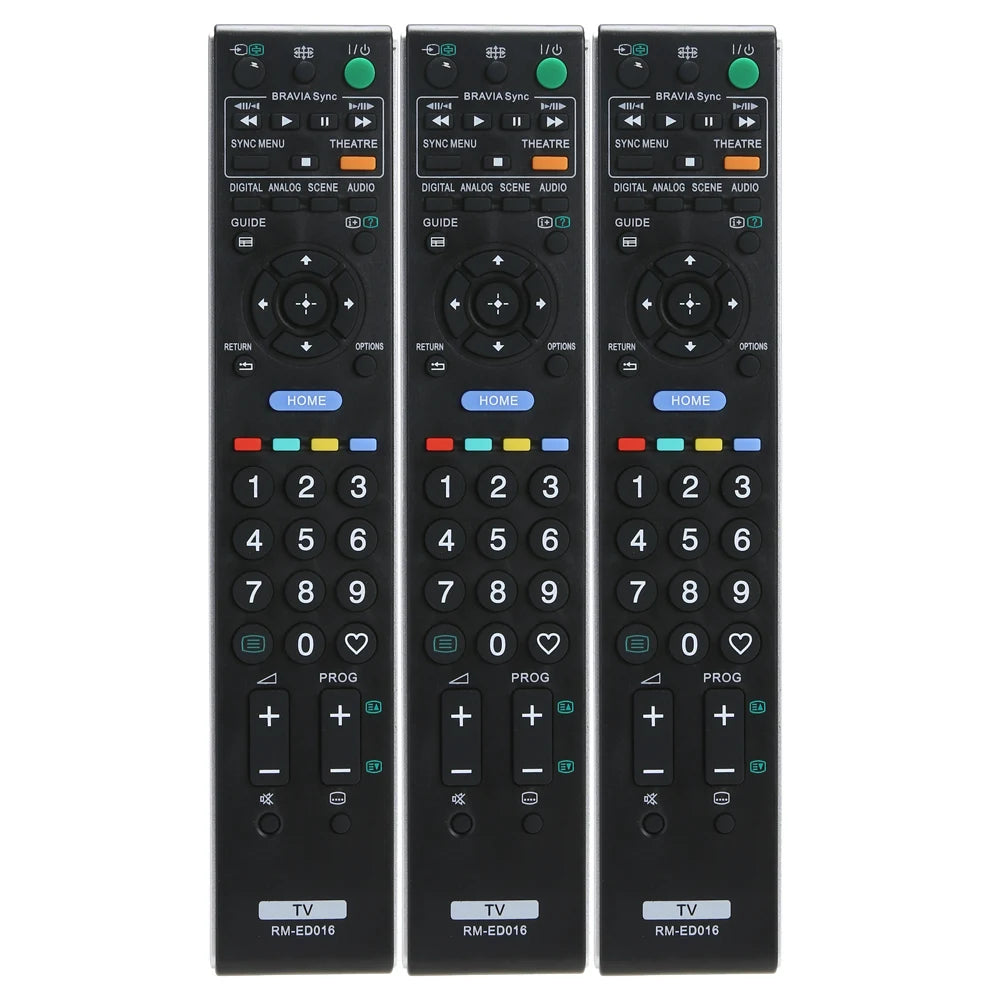High grade remote control For Sony RM-ED016 Replacement Remote Controller for Sony TV RM-ED016 tv control remote