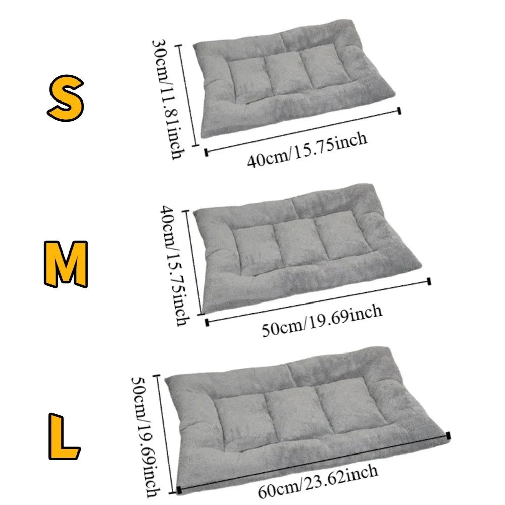 Pet Floor Pad Warm Dog Bed Mat Surrounding Style Super Soft Pet Pad Non-slip Comfortable Thickened Pet Mat Pet Rest