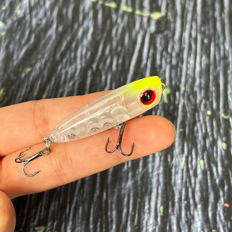 1 Stück 45 mm 3 g sinkender Bleistift-Angelköder Mini Popper Walking Dog künstlicher Hartköder Pesca Wobbler Swimbait Tackle Zubehör
