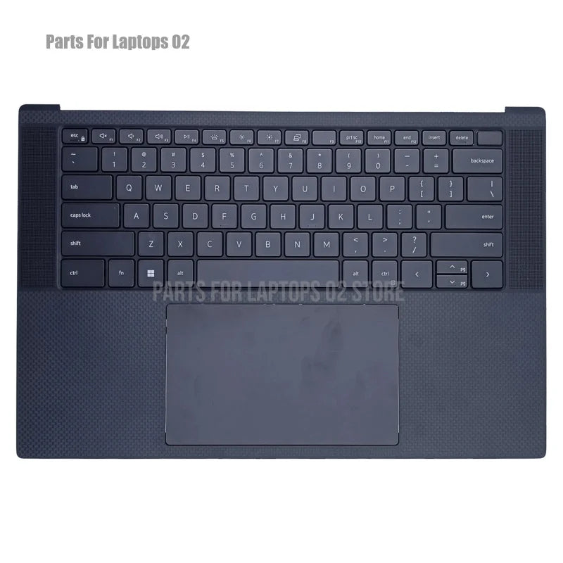 D+05Y9T0 070KPW Laptop Top Case Upper Palmrest Case W/ Backlit Keyboard Touchpad Antenna for Dell XPS 15 9510 9500