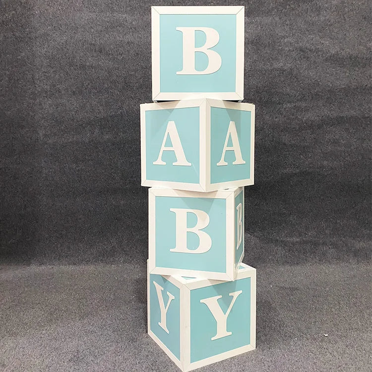 Wedding Events Supplies Party Decoration Supplies Baby Shower Pink Boxes Props Baby Shower Box Birthday Party Decoration