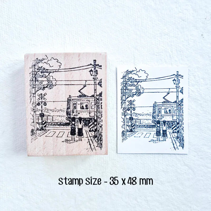 Stamp Scrapbooking 8 Types Scrapbook Journaling Stationary Stamp
