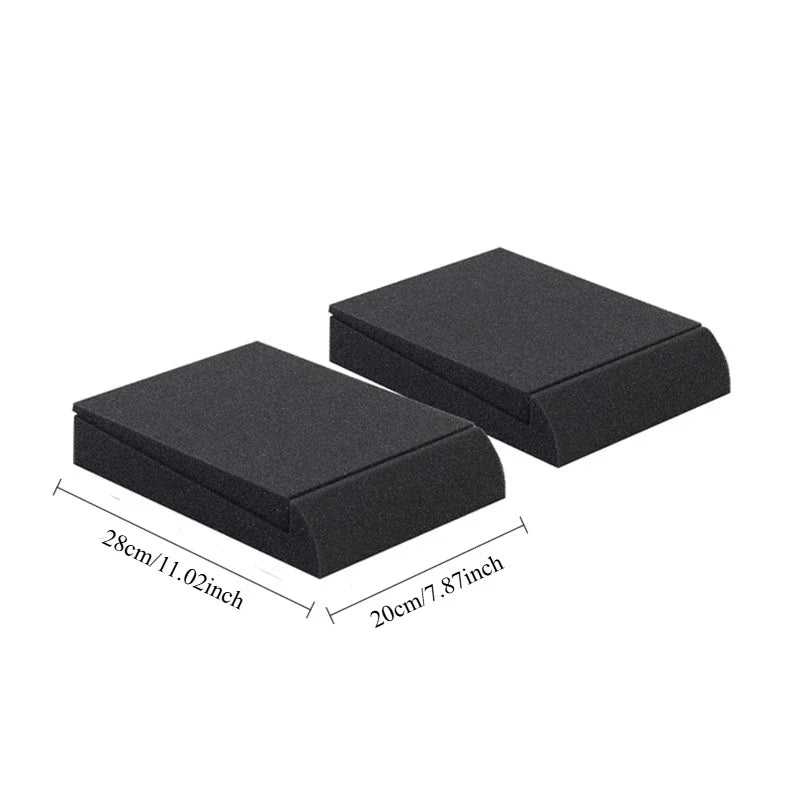 Speaker Sponge Shock Absorbing Pad Desktop Monitor Desktop Speaker Sponge Shock Absorbing Pad Shockproof Sponge Pad Anti-slip