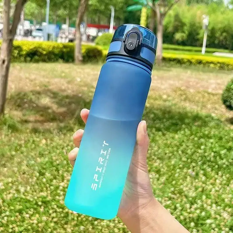 Gradient Water Bottle - 1000ml/500ml/650ml/750ml Capacity Outdoor Camping Drinking Travel Portable Gym Fitness Jugs