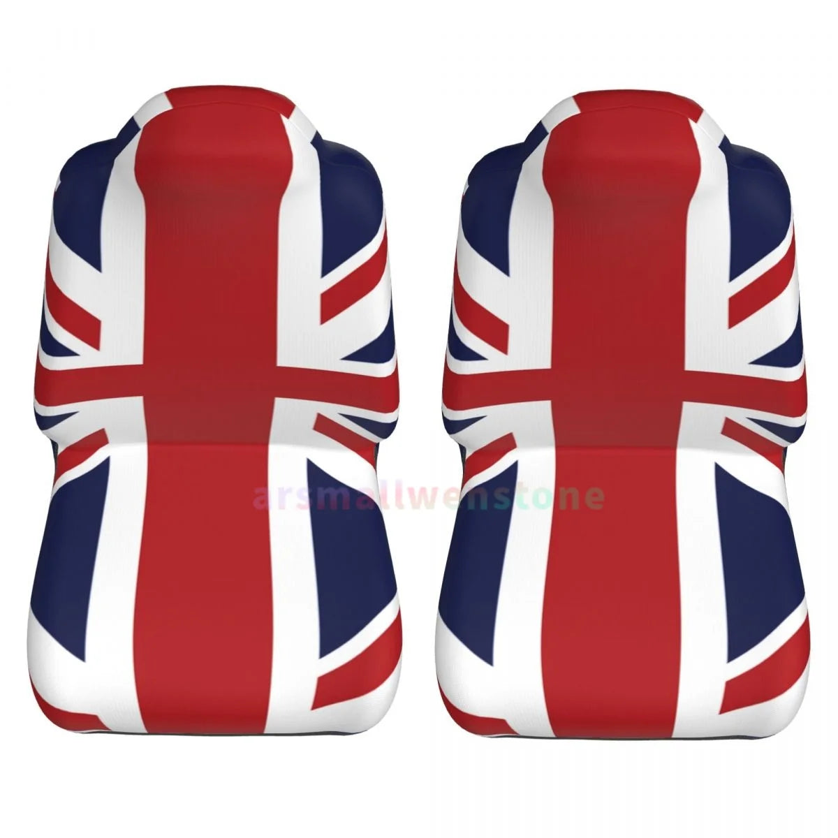 United Kingdom Flag Car Seat Cover 2PCS Front Car Seat Cover Seat Anti Fouling Protective Cover Cute Car Accessories