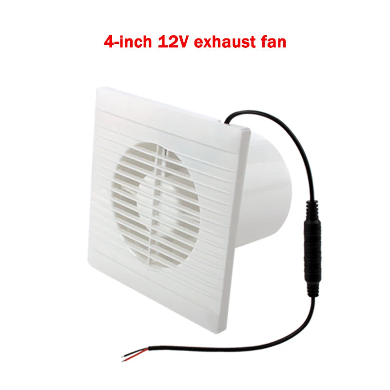 8W Solar Exhaust Fan 12V Air Blower High Speed Ventilator Energy-saving Anti-Mosquito Design Kitchen Bathroom Chicken/Duck Coop