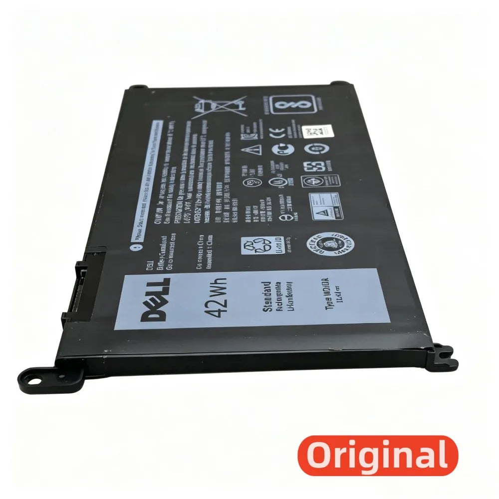 Original 42Wh 11.4V for DELL WDXOR Vostro 14-5468 15-5568 5471 5481 5581 3481 3583 Latitude 3189 3582 3180 3190 Laptop Battery