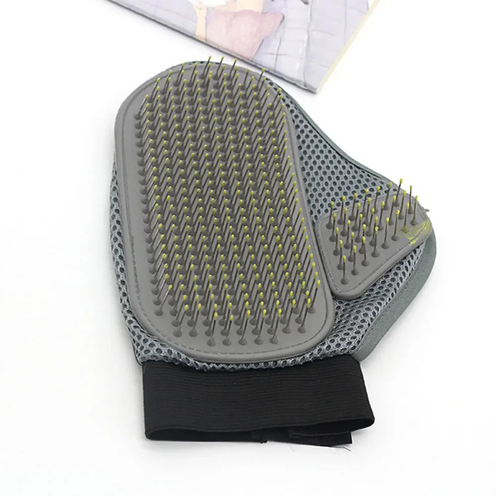 Pet Grooming Glove Hair Removal Brush Cat Dog Fur Hair Deshedding Gentle Efficient Dog Combs Pet Bathing Massage Products